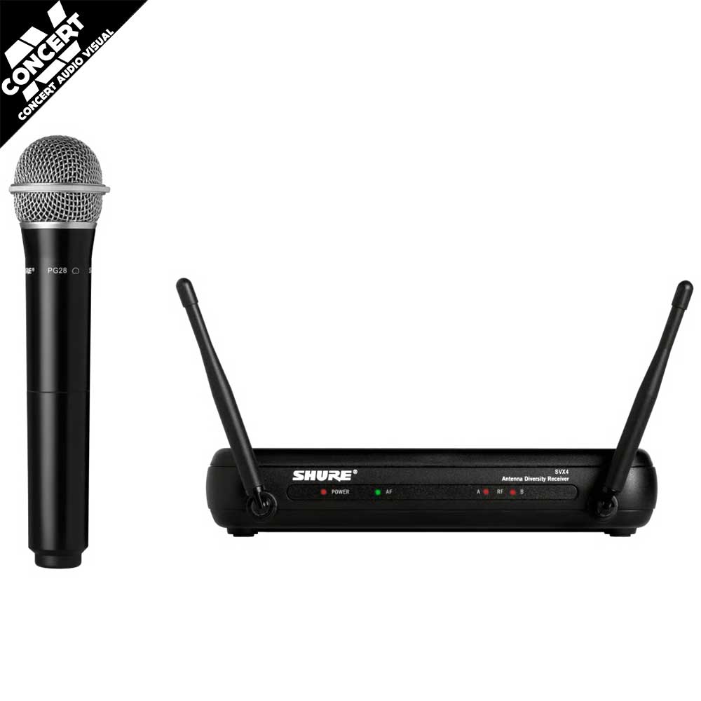 SHURE SVX24 PG28 Handheld Wireless Mic System J9