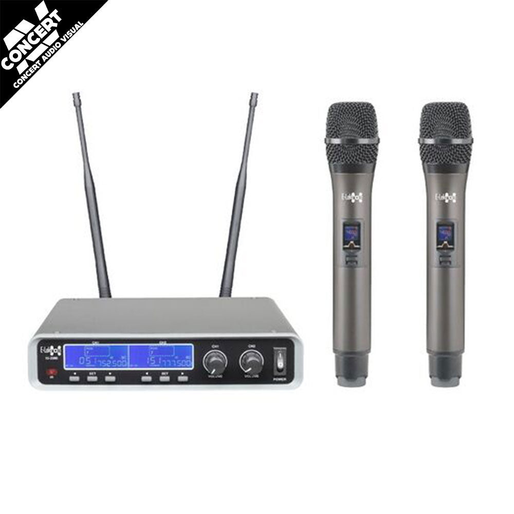 E-LEKTRON  IU-2080 Handheld Dual Wireless Microphone