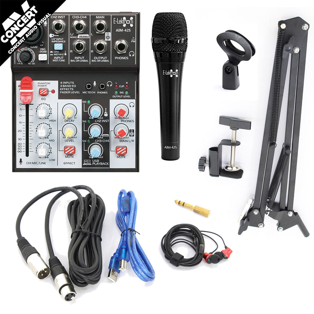 E-LEKTRON Audio Recording and Streaming Kit