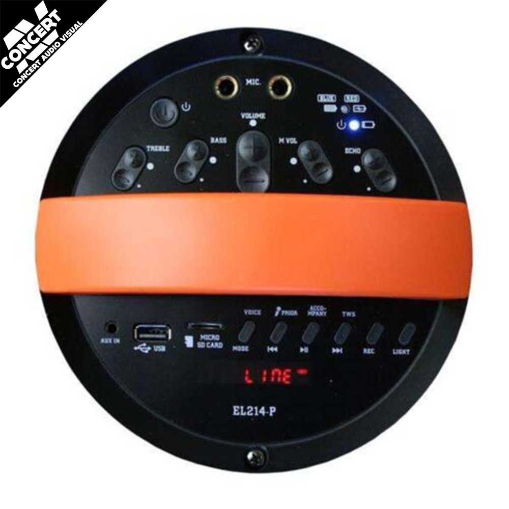 E-LEKTRON EL214-P Portable Bluetooth Party Box