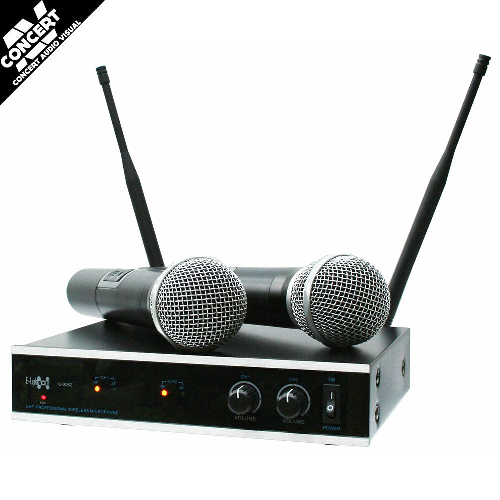 E-LEKTRON IU-2082 Dual Wireless Microphone system