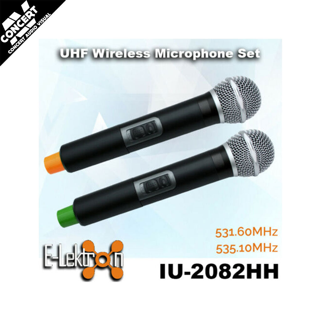 E-LEKTRON IU-2082 Dual Wireless Microphone system