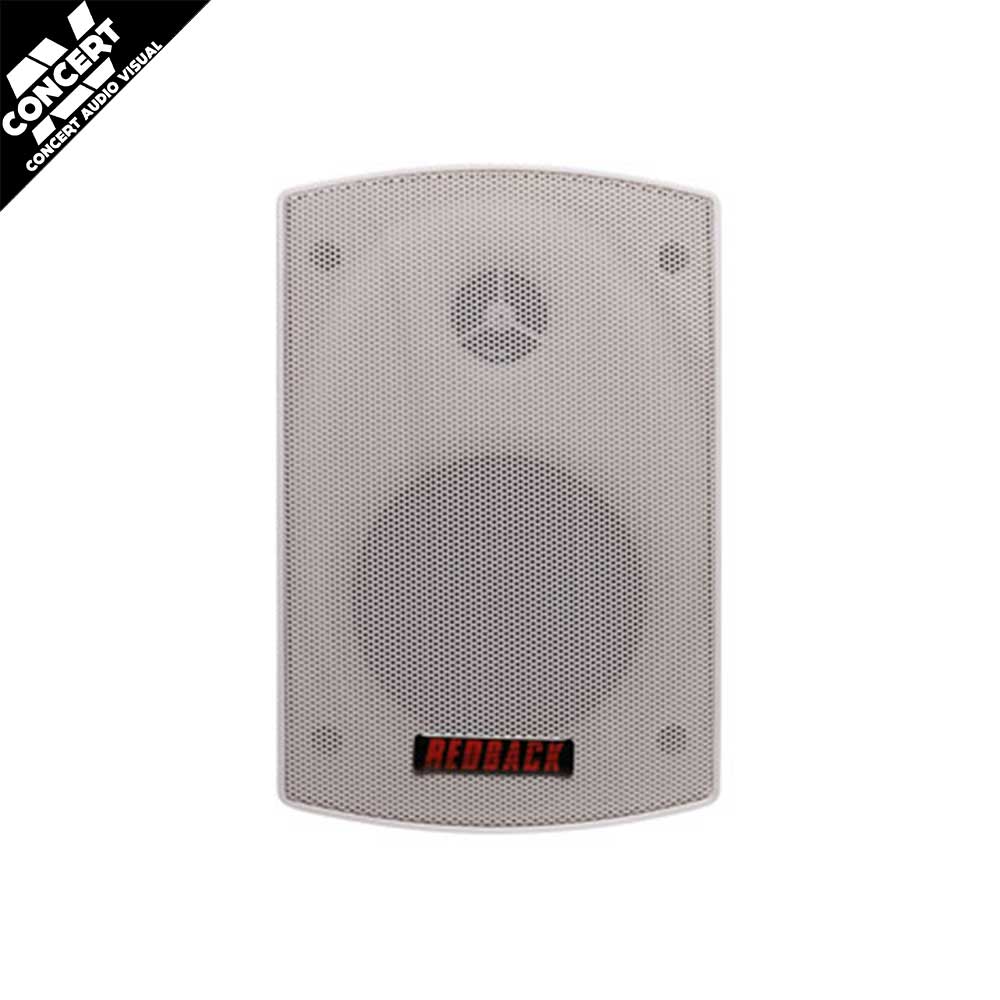 REDBACK 30W 8 Ohm 100V Wall Mount Speaker Pair - White