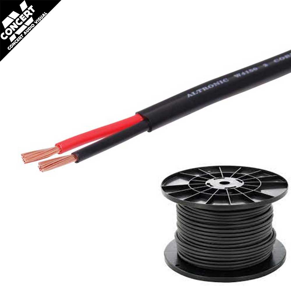 ALTRONICS 14AWG Heavy Duty Black Speaker Cable 300m