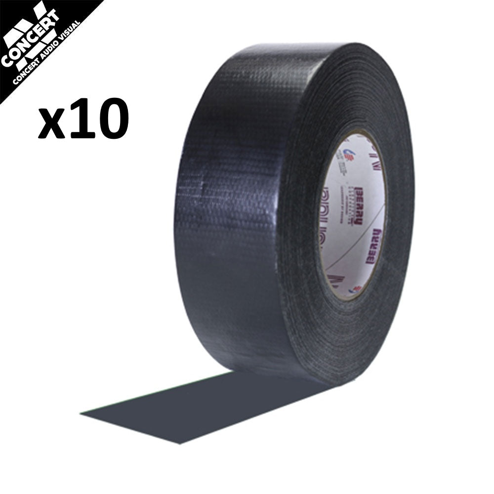 10 - Pack NASHUA 398 Heavy Duty Cloth Gaff Tape 48mm x 55m