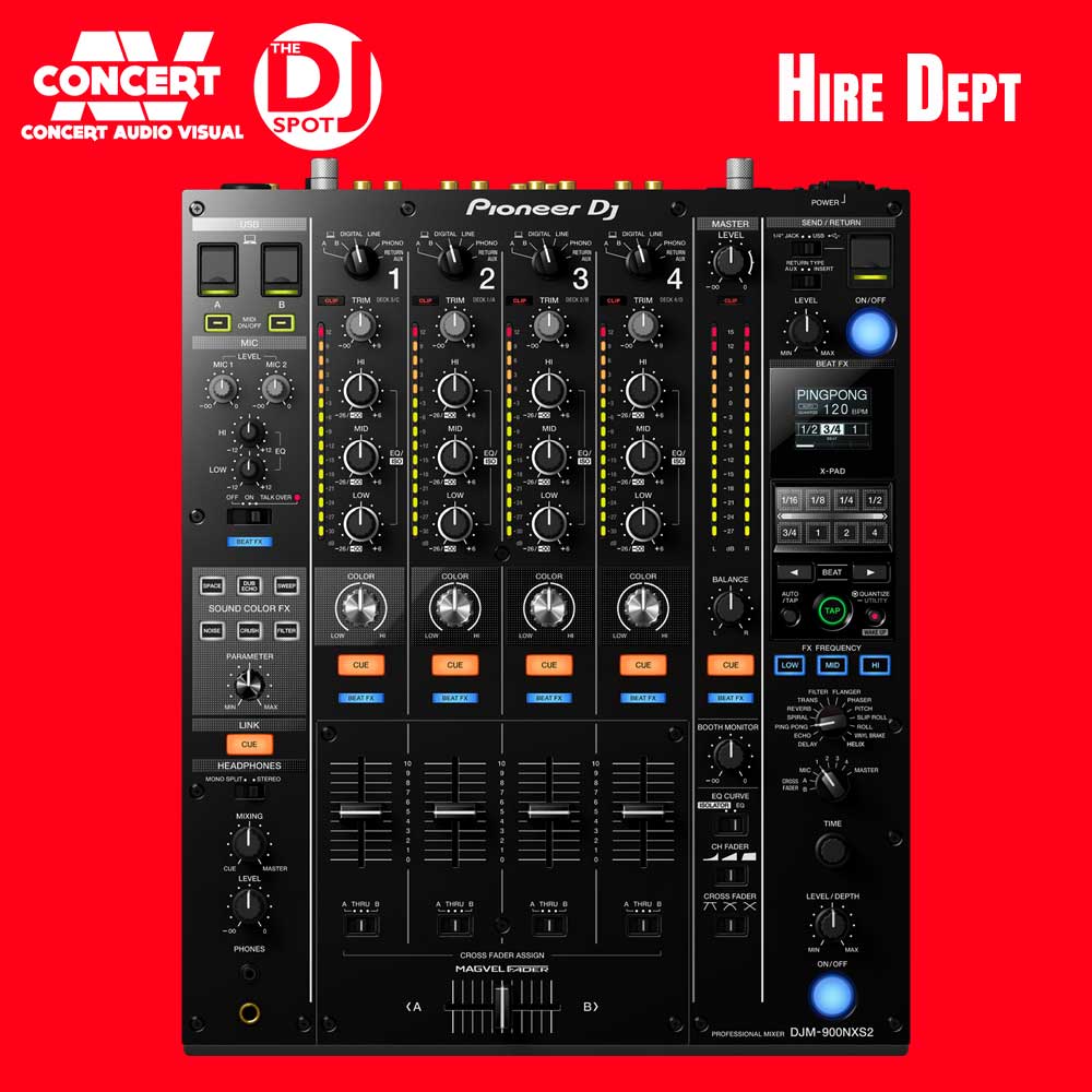 HIRE - PIONEER DJM900 NXS2