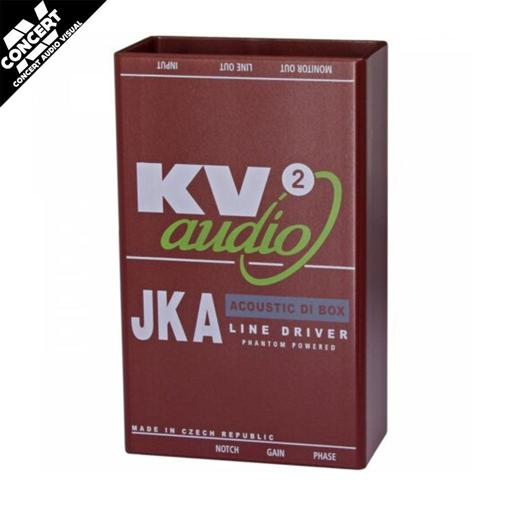 KV2 JKA - Single Channel Active Acoustic DI Box