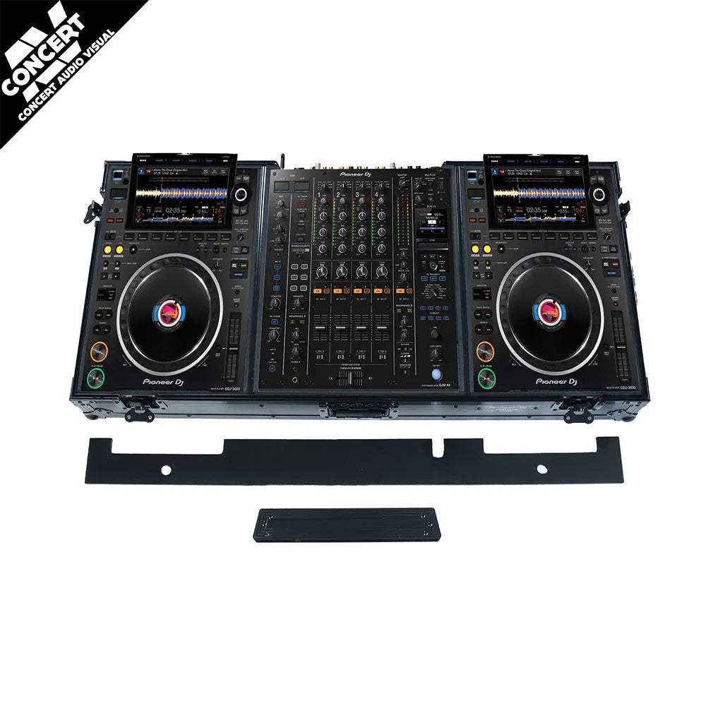 PIONEER DJ Roadcase Black for 2x CDJ3000 & DJM-A9