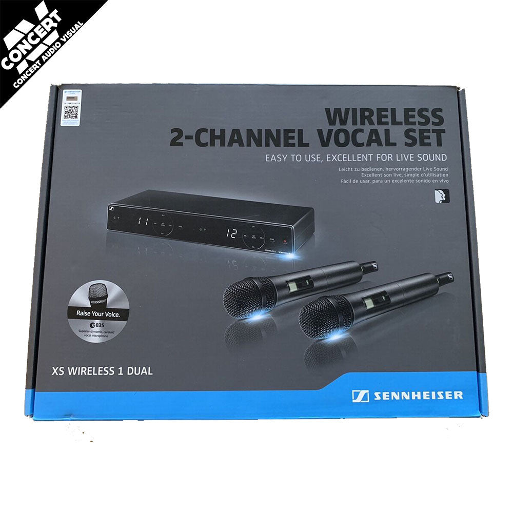 SENNHEISER XSW 1-835 DUAL Wireless Handheld Microphone System