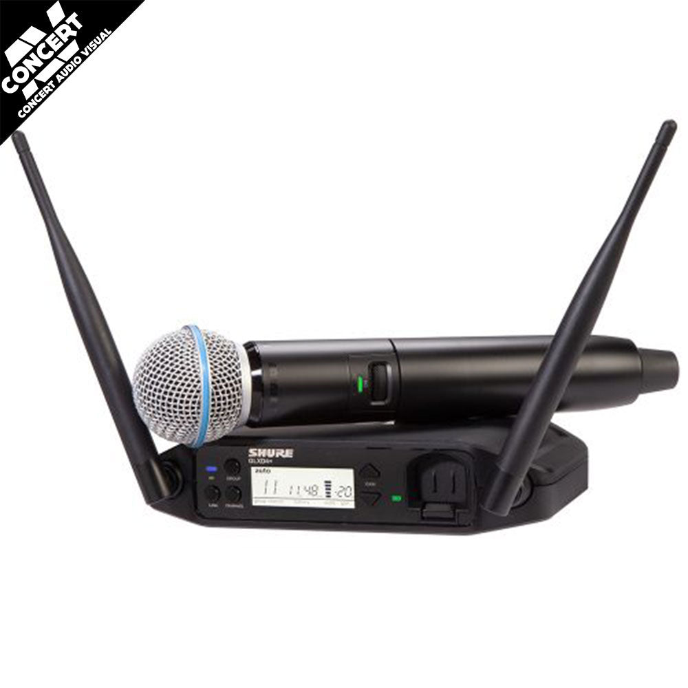 SHURE GLXD24+B58 Dual-Band Wireless Vocal System