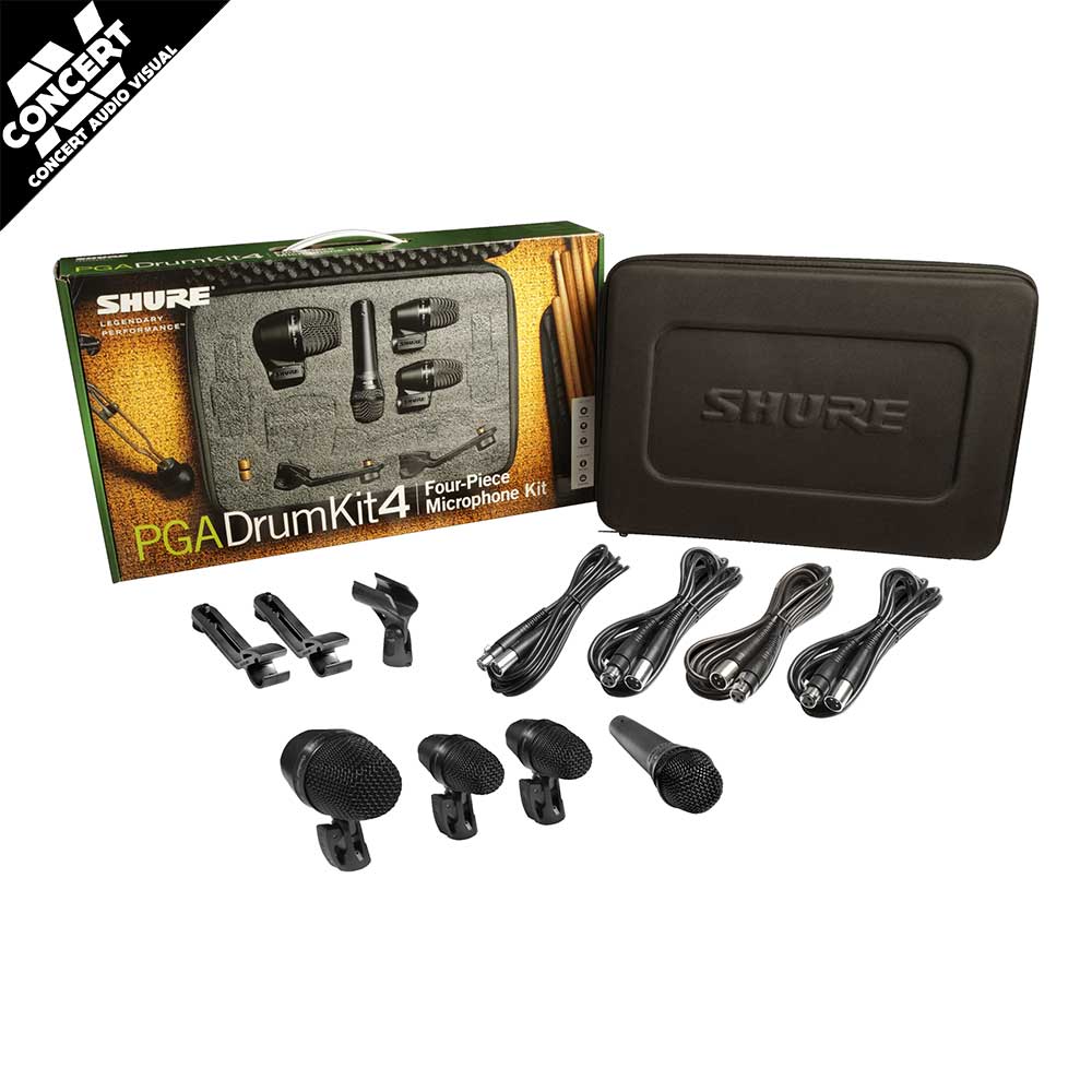 SHURE PGA 4pce Drum Mic Kit