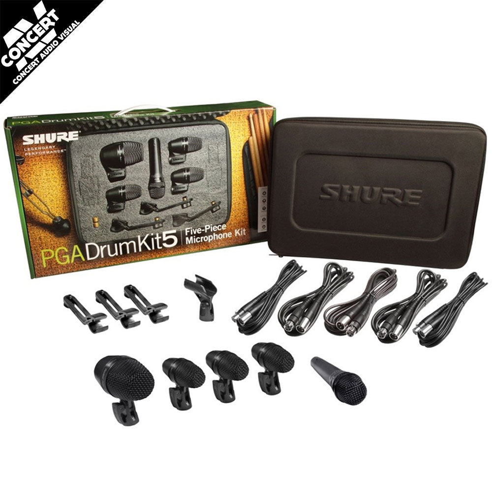 SHURE PGA 5-Piece Drum Microphone Kit