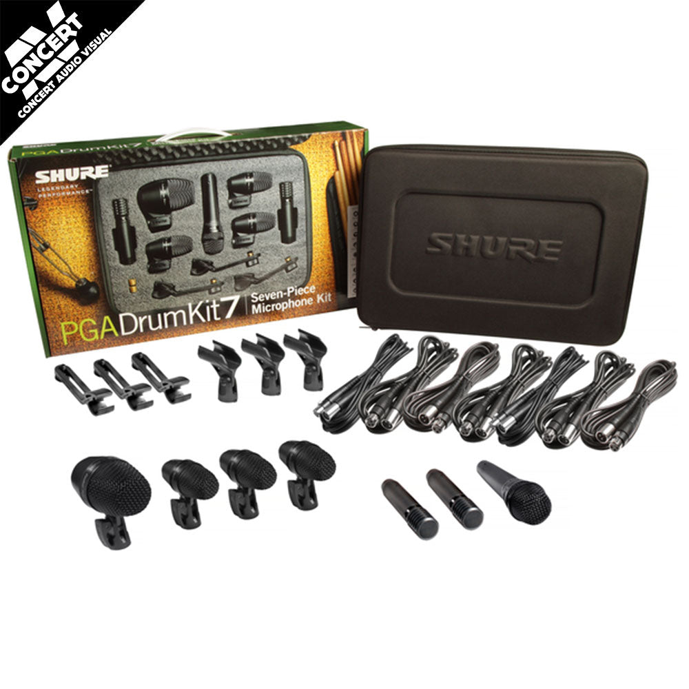 SHURE PGADrumkit7 - 7 Piece Drum Microphone Kit