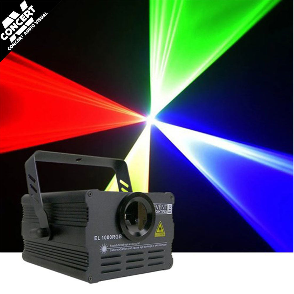 The Event Lighting EL1000RGB - Full Colour Animation Laser