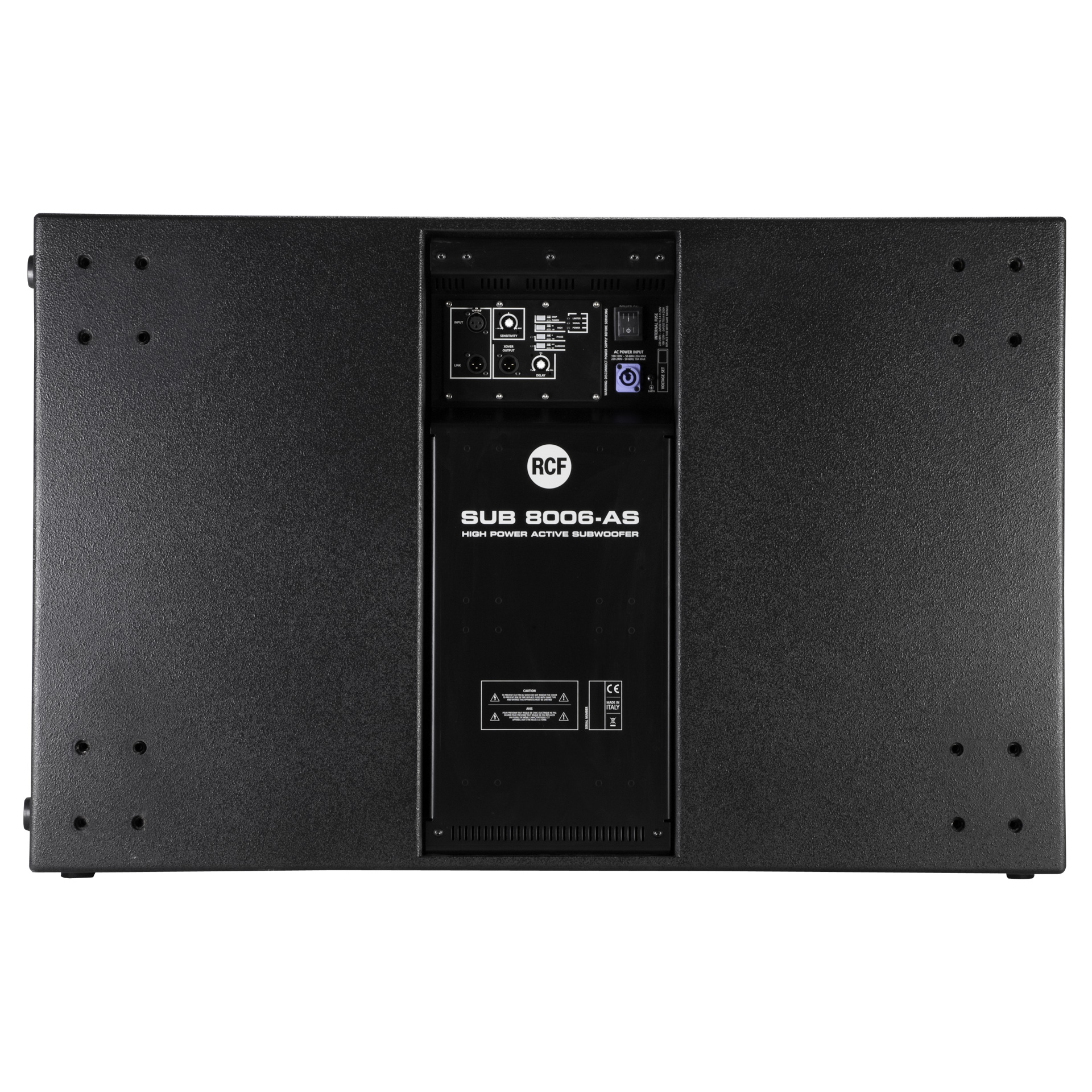 RCF SUB8006AS - Double 18" Bass reflex active subwoofer ...